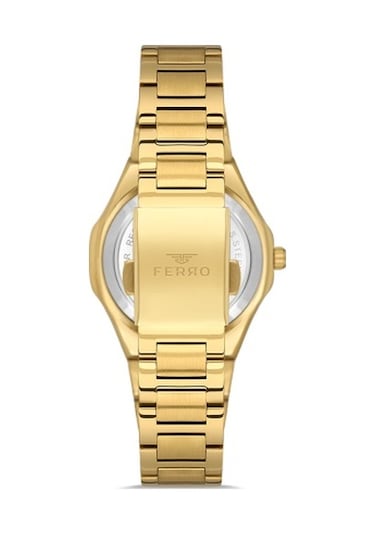 Ferro Quartz Çelik Altın Rengi 24 Mm Kadın Kol Saati 44662419