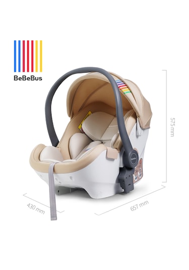 Bebebus Cocoon+ Pro Bebek Oto Koltuğu Kızaklı Gold Türkiye Garantili