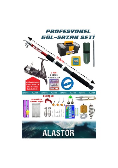 Profesyonel Sazan Olta Takımı Göl Olta Takımı Olta Seti Hazır Olta Seti Göl-sazan Olta Seti