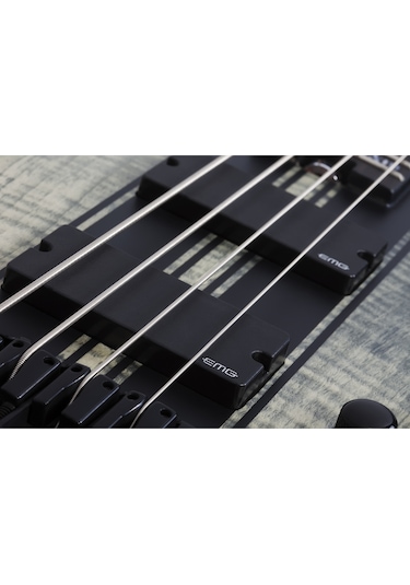 Schecter C-4 GT Bas Gitar (Satin Charcoal Burst)