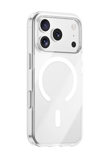 İphone 17 Pro Uyumlu Kılıf M-safe Şarj Özellikli Benks Crystal Serisi Sert Pc Şeffaf Kapak