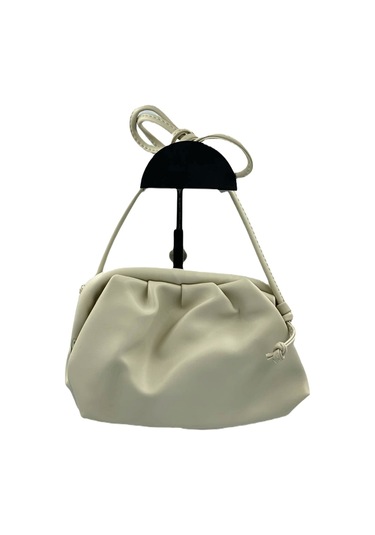 Sentt Deri Salaş Mini El Çantası Gri - Gri