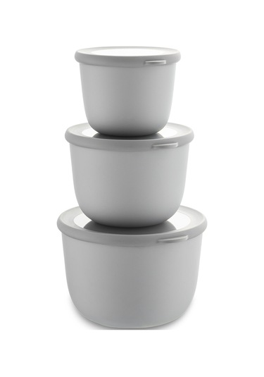 Emsan Lora 3'lü Saklama Kabı Gri Gri