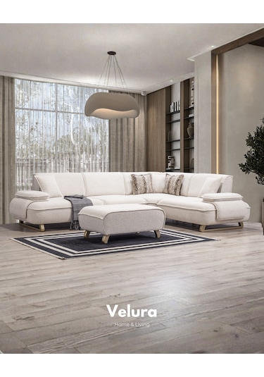 Vista Modüler Köşe Koltuk Takımı & Oturma Grubu Krem