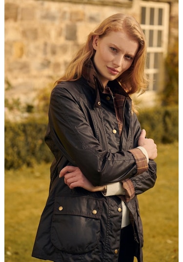 Barbour Beadnell Yağlı Ceket Ru52 Rustic