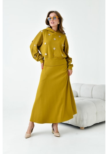 Ftz Kadın Etekli Takım Hardal 30990 Hardal