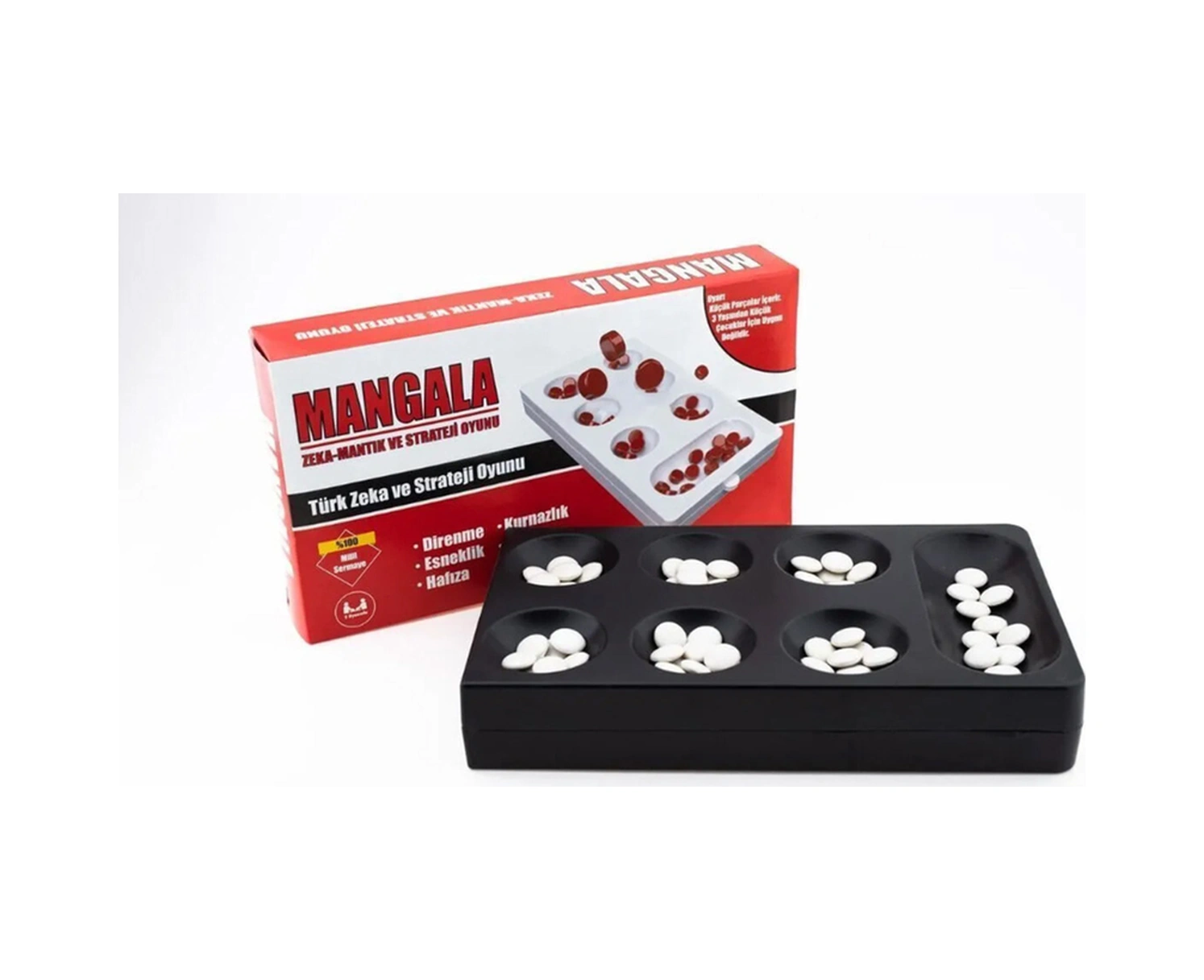 Mangala Strateji Ve Akıl Oyunu 2 Kişilik Zeka Oyunları Çocuk Kutu Oyunları