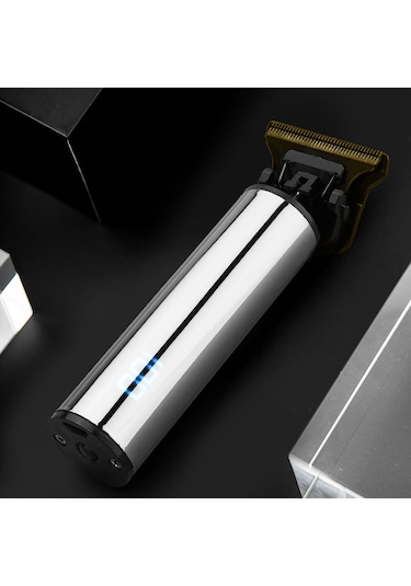 Vkemall Profesyonel Saç Kesim Makinesi, Lcd Ekranlı Usb Şarjlı, Hızlı Şarj Ve Uzun Pil Ömrü, Metal Gövde, Ev Ve Kuaför Kullanımı İçin İdeal