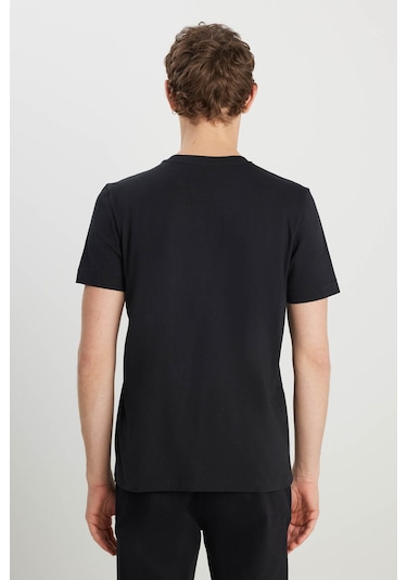 Wrangler Regular Fit Minimal Logo Siyah Erkek T-shirt Mw70md3001 Siyah