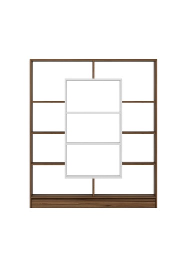 Venüs Kitaplık - Ceviz Parlak Beyaz