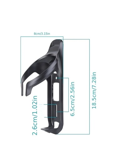 Dashanshop Siyah Bisiklet Şişe Tutucu Airtag Yuvası Hırsızlık Önleyici Yol Ve Dağ Bisikleti Siyah