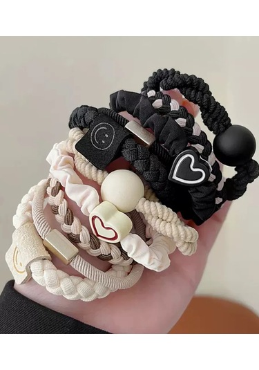 Mını Shop Msk Saç Lastikleri Seti 10 Adet 173789869 Siyah