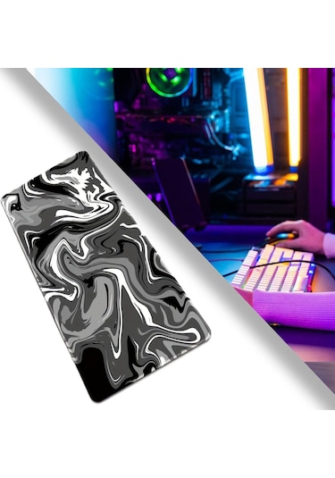 Suntek Klavye Sümen Kauçuk Hafif Taşınabilir Siyah-beyaz-gri