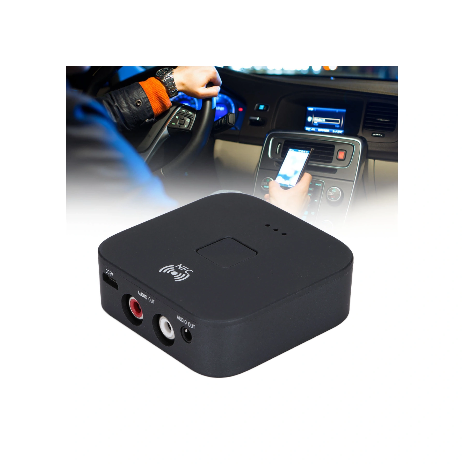 Ev Sineması, Araba Stereo Sistemi Ve Kulaklıklar İçin Kablosuz Bluetooth 5.0 Rca Ses Alıcısı 3,5 Mm Bağlantı Noktası Adaptörü - Yükseltme Diğer