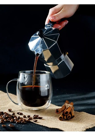 Perfecto Lınea Çift Tabanlı Cam Kahve Ve Çay Kupası 250 Ml 197210973 Beyaz