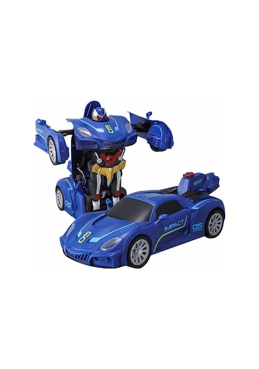 Transforming Robot Racer Uzaktan Kumandalı Sesli Ve Işıklı Robotl Çok Renkli