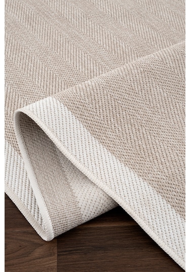 Fresco Soft Vizon Ekru Yıkanabilir Halı A3936a Vizon