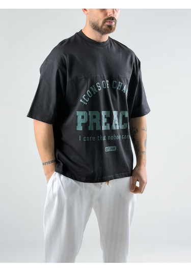 Cocopelli Siyah Preach Erkek T-shirt Coc2998