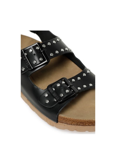 Nine West Rıla 3fx Siyah Kadın Kalın Taban Sandalet 000000000101339590 Siyah