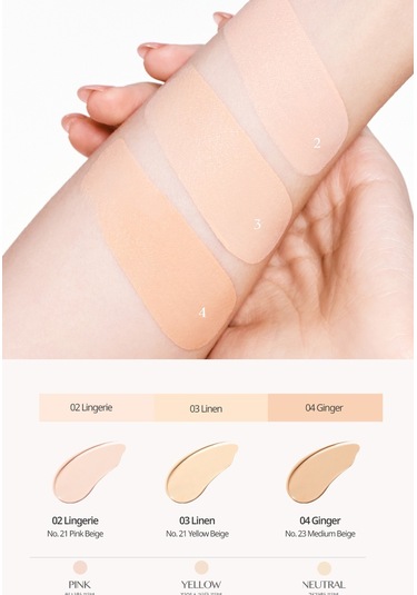 Clio Veganwear Pure Blurring Cushion+ Refill SPF50+ 3 Linen