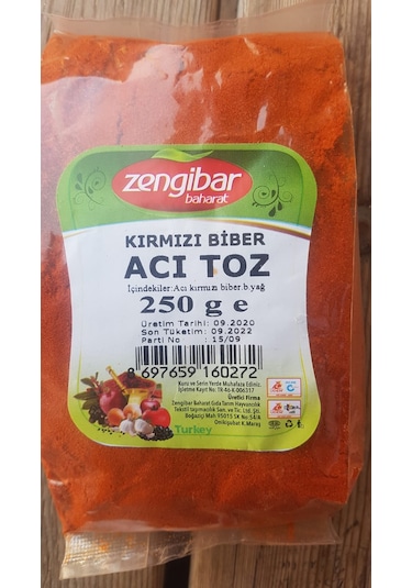 Zengibar Acı Toz Biber 250 G