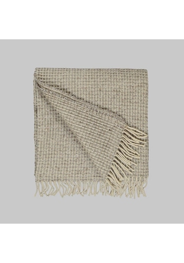 Sarev Lerna Bej Throw, 130x180 Cm