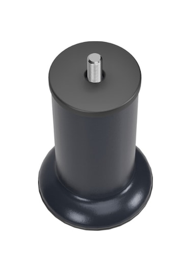 Baza Ayağı 10 Cm M8 Vidalı 12 Li Set Metal Antrasit Yatak Mobilya Ayağı İnce Vida Antrasit M8 10 Cm