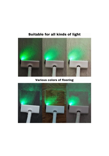 Elektrikli Süpürge Ekran Işığı Uyarlamalı Temizleme Makinesi Aydınlatıcısı Evrensel Yeşil Led Çıkarma Lambası