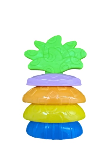 Bebek Diş Kaşıyıcı Dişlik Çıngırak 11 Cm Renkli Sarı