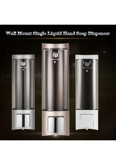 Pazly 200ml El Sabun Dispenser Chuangdıan Duş Jeli Dispenser, Banyo Otel Duş Aksesuarları, Çok Renkli Duş Dis Çok Renkli