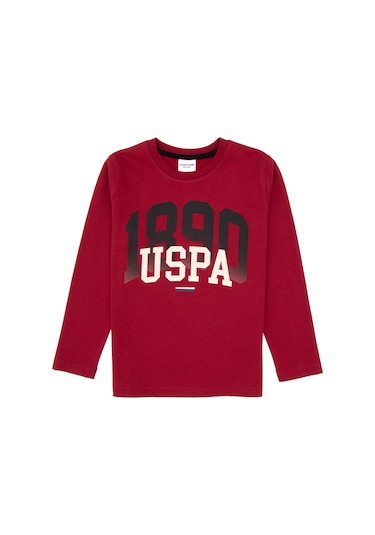 U.s. Polo Assn. Erkek Çocuk Bordo Pijama Takım 50318565-vr014 Bordo
