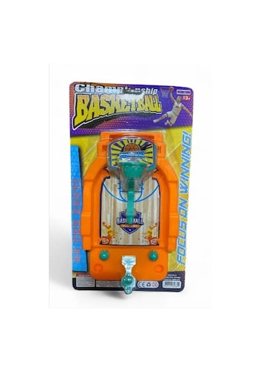 Mini Basketbol Şut Oyunu, Yaylı Fırlatmalı 24cm
