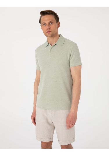 Pierre Cardin Erkek Haki Tişört 50310171-vr027 Haki