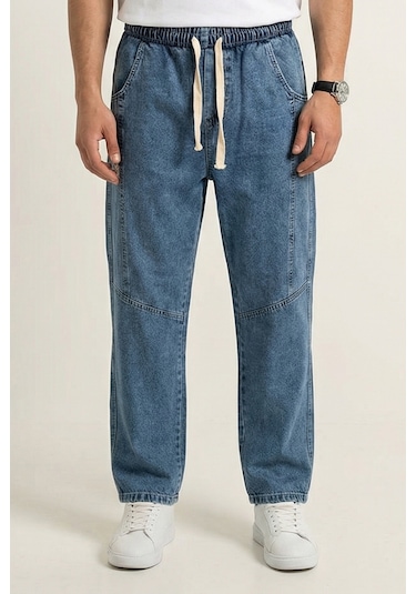 Bigdart Erkek Rahat Kesim Baggy Jean Pantolon 30074 - İndigo