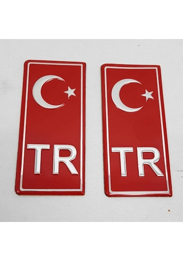 Oto Aksesuar Tr Plaka Stıcker 2'li
