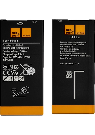 Teknonet Samsung Galaxy G610 J7 Prime Uyumlu 3000 Mah Batarya