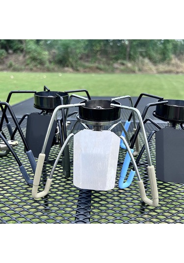 Suntek 4x Kamp Sobası Bacak Örtüsü Sırt Çantasıyla Siyah Siyah