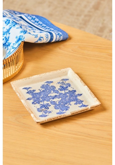 Karaca Mariner Dekoratif Tabak 21,50 x 21,50 x 2,50 cm