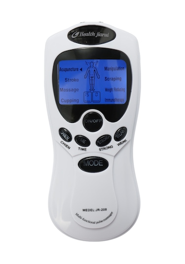 Maiyame Beyaz Dijital Meridian Terapi Cihazı - Kas Ağrısı Alınması, Stres Azaltma, Vücut Geliştirme - 12 Elektrot, Usb Kablosu Ve Kılavuz