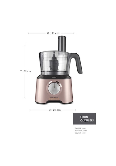 Karaca Mastermaid Power 10 in1 2000 W Mutfak Robotu