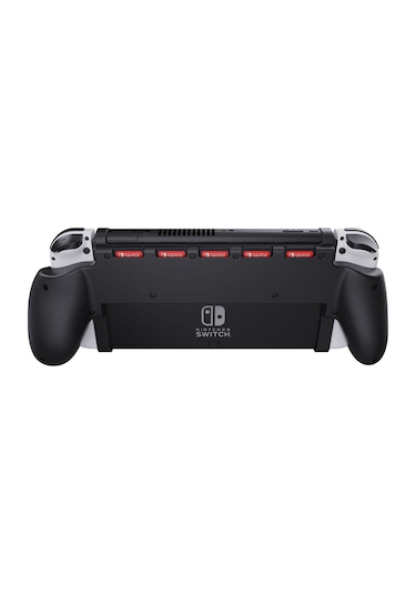 Nintendo Oled Ek Oyun Kart Depolama Alanlı Rubber Grip