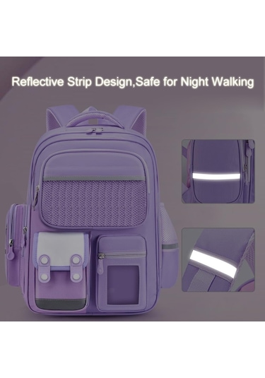 Yucama  Kız Erkek İlköğretim Okulu Sırt Çantası Unisex Çocuklar Hafif Rah - Yeşil 25 Litre