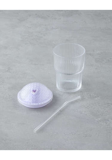 English Home Gleam Cam Bardak 400 Ml Lila