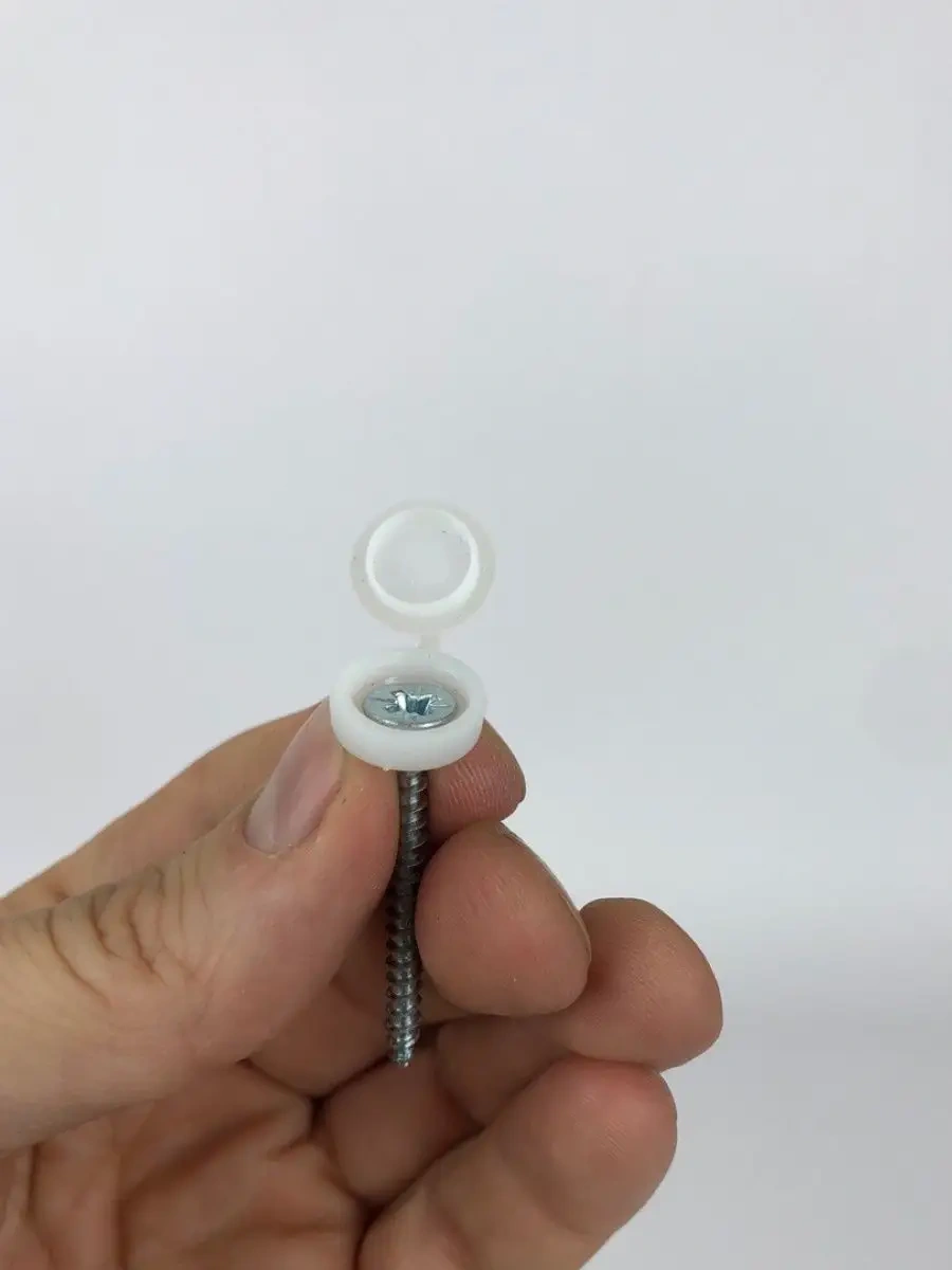 Frıends Company Mobilya Plastik Vida Kapakları 98098564 Beyaz