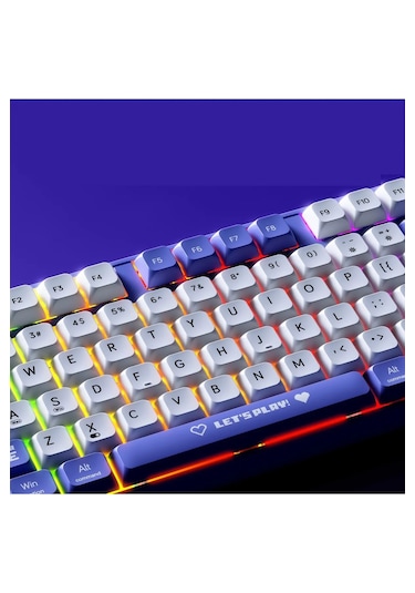 Ak870mc Kablolu- Hot Swap Mekanik Oyuncu Klavyesi - Red Switch