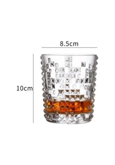 1 Adet 300 Ml Yaratıcı Gözlük Kupası Şarap Cam Viski Brendi Snifters Cam Şarap Kupası Kişilik Suyu Bira Bardağı Ev Drinkware Süt Kupası Gravür Altın