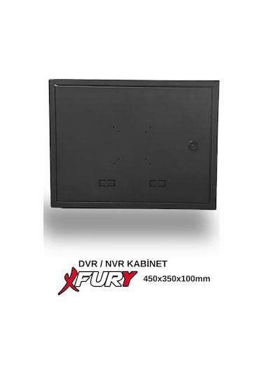 Fury Dvr/nvr Cctv Rack Kabinet 1u 19 '' W 45 H 35 D 10
