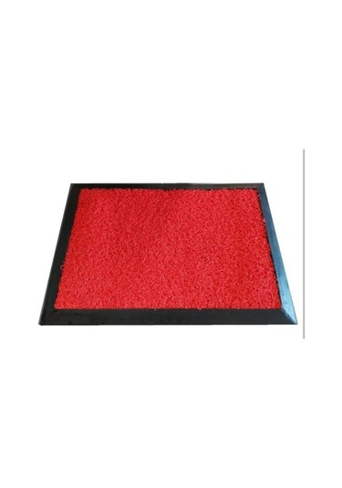 Kauçuk Hijyen Paspası Kırmızı Kıvırcıklı 60x80