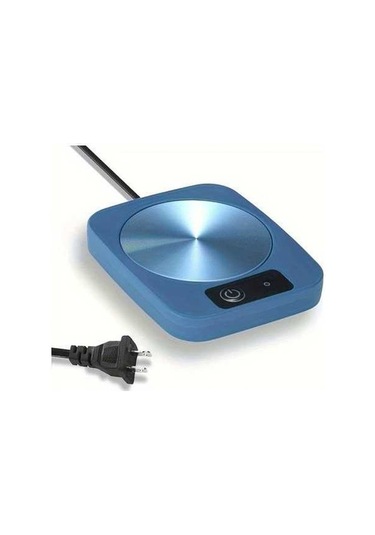 Fastbuy Turcoshop11 Mavi 110v Kahve Isıtıcı Tabağı İle Gün Boyu Sıcak İçecekler Saklayın