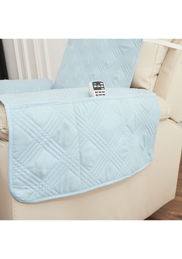 Geeroyoo Tek Koltuklu Koltuk Kılıfı, Dört Mevsim Antipyilanmalı, Toz Koruyucu Örtü, 55x200 Cm Gri Üç Çizgi Yıldız Desenli, Leg托lu Minder DiğER